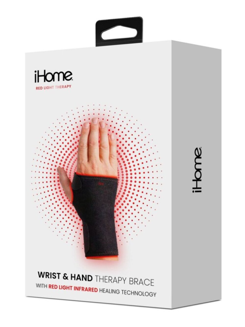 IHome Red Light Therapy Wrist &Hand Theraphy Brace With Red Light LED